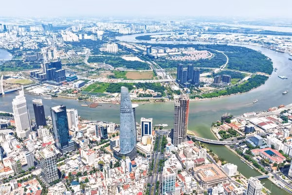 Một góc Thành phố Hồ Chí Minh hôm nay (Ảnh THẾ ANH)