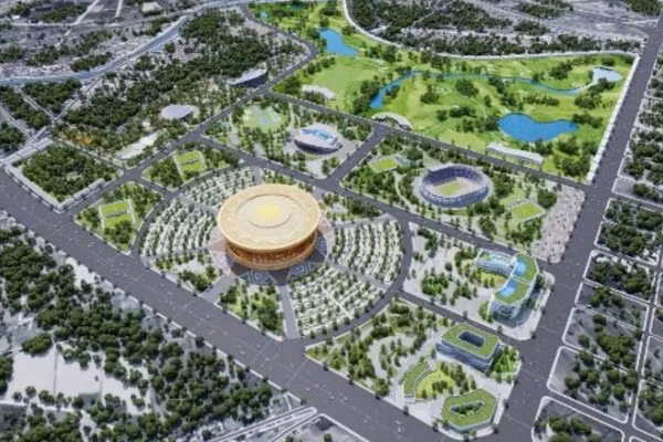Phối cảnh Khu đô thị thể thao Olympic 9.171ha tại Thủ đô Hà Nội.