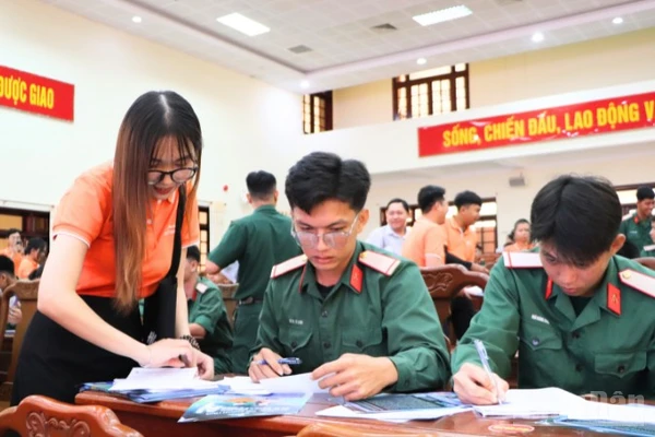 Đơn vị doanh nghiệp cung cấp thông tin về tuyển dụng lao động cho quân nhân xuất ngũ.