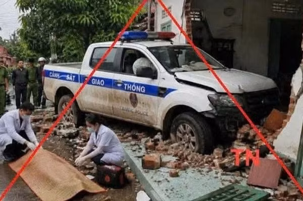 Công an tỉnh Đồng Tháp bác bỏ thông tin và hình ảnh này đang lan truyền trên mạng xã hội.