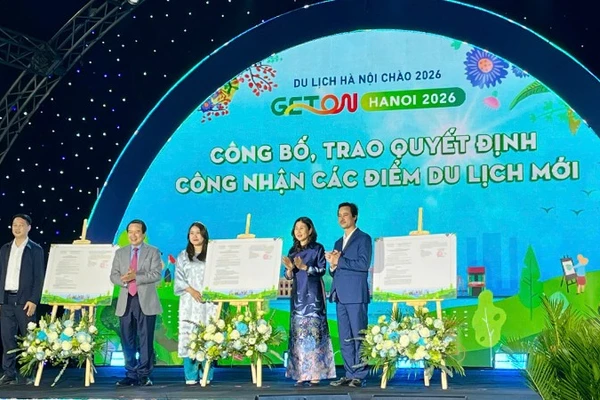 Hà Nội công bố nhiều điểm du lịch mới trên địa bàn.