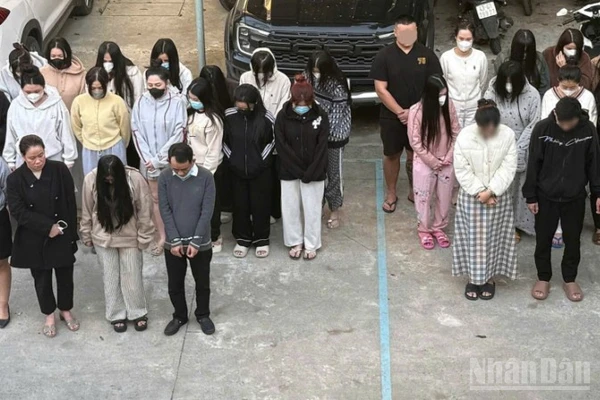 Cơ quan điều tra triệu tập nhiều đối tượng liên quan đến 2 tụ điểm này. (Ảnh: Công an cung cấp)