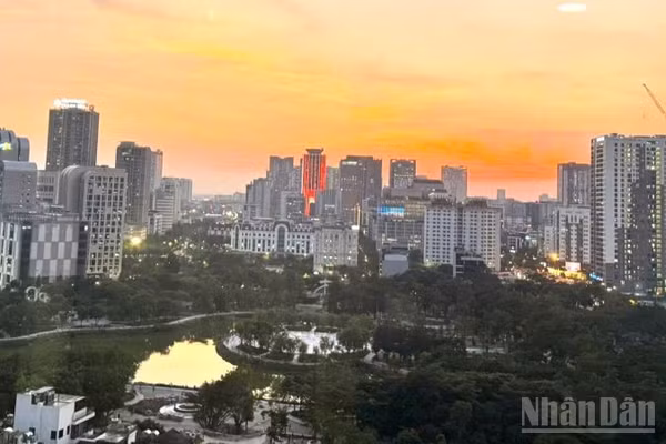 Bất động sản Hà Nội bước vào chu kỳ phát triển mới. (Ảnh: HNV)
