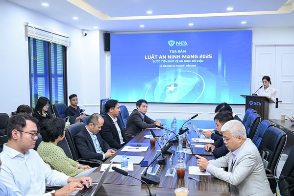 Tọa đàm “Luật An ninh mạng 2025: Bước tiến bảo vệ an ninh dữ liệu”.