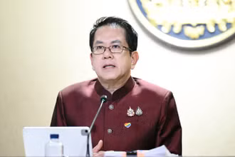Ông Jirayu Houngsub tuyên bố, Chính phủ Thái Lan không công nhận thẩm quyền của ICJ. (Ảnh: Văn phòng Thủ tướng Thái Lan)