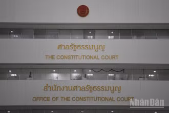 Tòa án Hiến pháp Thái Lan. (Ảnh: XUÂN SƠN)
