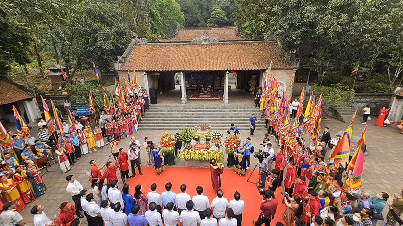 Đền thờ Bà Triệu ở xã Triệu Lộc, tỉnh Thanh Hóa.
