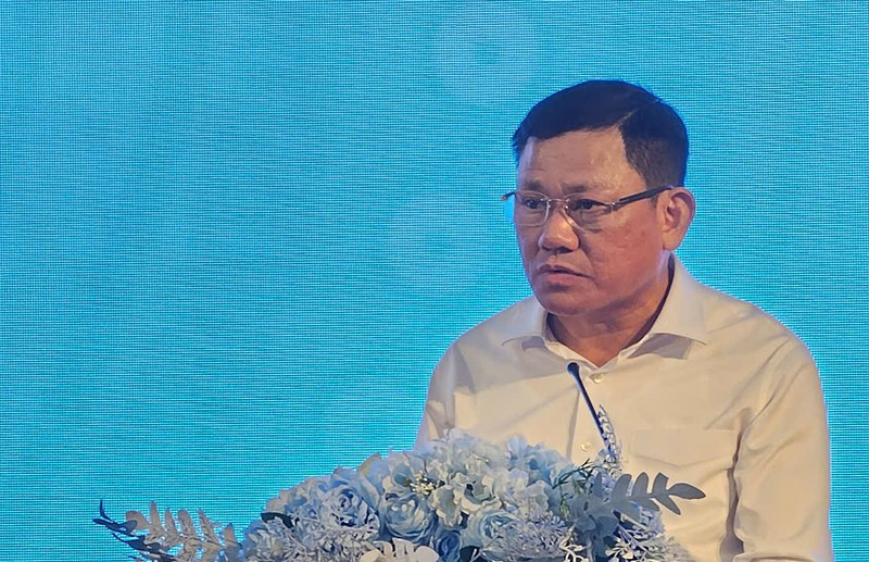 Phó Chủ tịch Thường trực Ủy ban nhân dân tỉnh Thanh Hóa phát biểu tại hội nghị. 5-thi.jpg