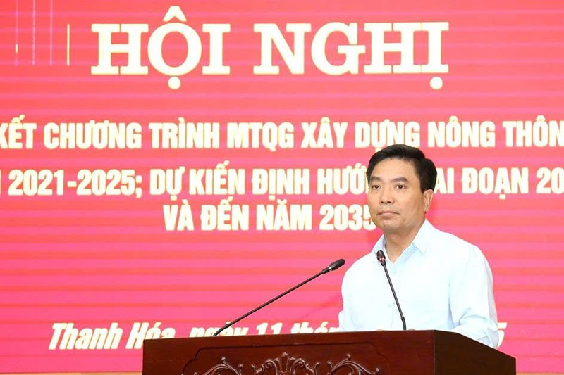 Bí thư Tỉnh ủy Thanh Hóa phát biểu chỉ đạo tại hội nghị. bi-thu.jpg
