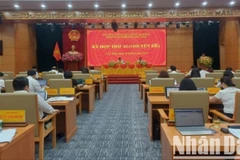 Quang cảnh kỳ họp.