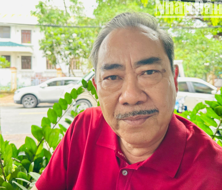 Nhà văn Phan Trung Nghĩa hiện là nhà văn duy nhất của Bạc Liêu. (Ảnh: TRỌNG DUY) img-2077-633.jpg