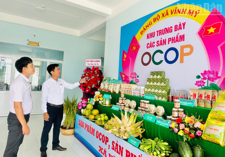 Tiềm năng, thế mạnh kinh tế chủ yếu của xã Vĩnh Mỹ là sản xuất nông nghiệp. (Ảnh: TRỌNG DUY) ndo_tr_img-3281.jpg
