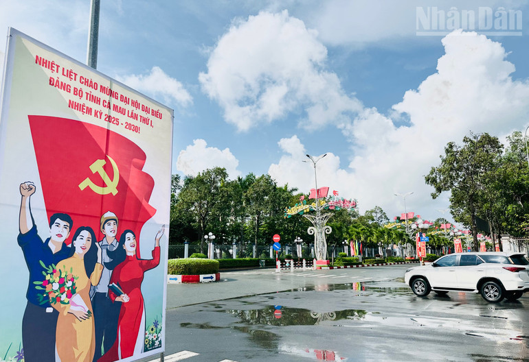 Các tuyến đường chính tại trung tâm phường Bạc Liêu (tỉnh Cà Mau) những ngày này. (Ảnh: TRỌNG DUY) ndo_tr_img-4620.jpg