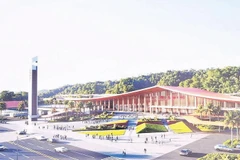 Phối cảnh phương án 1 Ga Lào Cai.