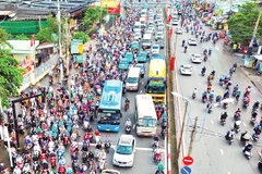 Phương tiện giao thông là một trong những nguyên nhân chính khiến ô nhiễm không khí tại Thành phố Hồ Chí Minh ngày càng nghiêm trọng.