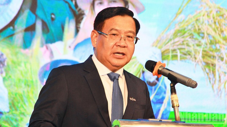 Ông Trần Thanh Vũ, Tổng Giám đốc Syngenta Việt Nam chia sẻ tại Hội thảo. ndo_br_thiet-ke-chua-co-ten-1.png