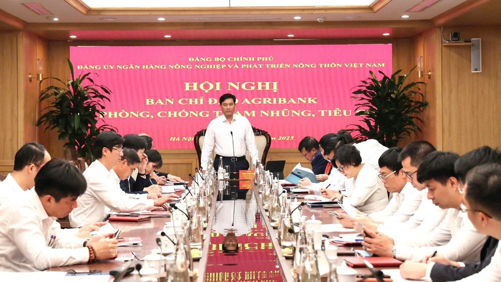 Đảng ủy Agribank tổ chức Hội nghị Ban Chỉ đạo về phòng, chống tham nhũng, lãng phí, tiêu cực năm 2025.