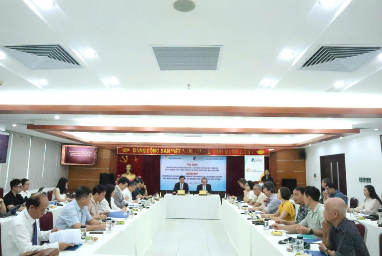 Nguyên tắc pháp quyền hiện đại, nhân văn và hiệu quả đang trở thành một xu hướng tất yếu. (Ảnh: Hội Luật gia Việt Nam) nha-nuoc-phap-quyen.jpg