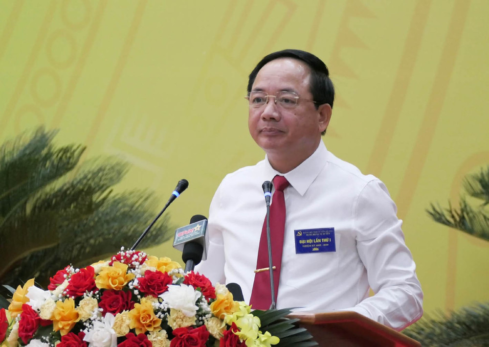 Đại tướng Trịnh Văn Quyết phát biểu chỉ đạo tại Đại hội. a608.jpg