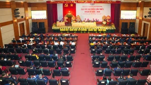 Quang cảnh Đại hội đại biểu lần thứ I, nhiệm kỳ 2025-2030, Đảng bộ các cơ quan Đảng thành phố Hải Phòng.