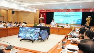 Toàn cảnh Hội nghị tổng kết Đề án phát triển đô thị thông minh bền vững Việt Nam. (Ảnh: BÍCH NGỌC)