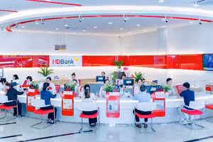 Phòng giao dịch của HDBank.