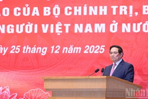 Thủ tướng Chính phủ Phạm Minh Chính phát biểu ý kiến tại hội nghị. (Ảnh: Trần Hải)