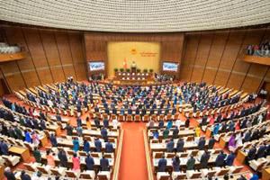 Quang cảnh Kỳ họp thứ 9, Quốc hội khóa XV.