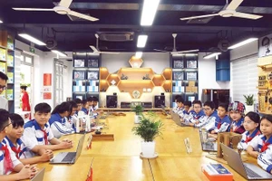 Phòng học STEM đạt tiêu chuẩn quốc tế của Trường trung học cơ sở Lê Quý Đôn.