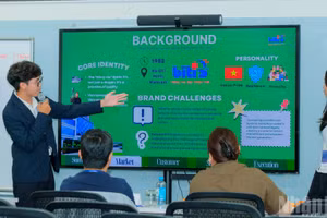 Học sinh tham gia VBIC.