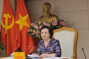 Phó Thủ tướng Phạm Thị Thanh Trà, Trưởng ban Chỉ đạo quốc gia về tìm kiếm, quy tập và xác định danh tính hài cốt liệt sỹ (Ban Chỉ đạo quốc gia 515) chủ trì cuộc họp. 