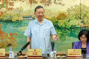 Tổng Bí thư, Chủ tịch nước Tô Lâm phát biểu ý kiến thảo luận tại Tổ 1.