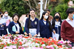 Học sinh Lâm Đồng khi bước vào kỳ thi tốt nghiệp trung học phổ thông năm 2025.