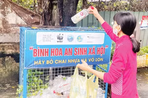 Mô hình “Bình hoa an sinh xã hội” tại khu dân cư phường Thanh Khê (thành phố Đà Nẵng).