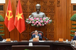 Thủ tướng Phạm Minh Chính phát biểu chỉ đạo cuộc họp.