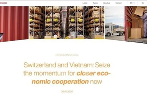 Economiesuisse đánh giá cao tiềm lực của nền kinh tế Việt Nam. (Ảnh: TTXVN phát)