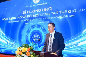 Thứ trưởng Bộ Khoa học và Công nghệ Lê Xuân Định phát biểu tại sự kiện.