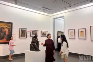 Triển lãm thu hút sự quan tâm của công chúng nhiều lứa tuổi.