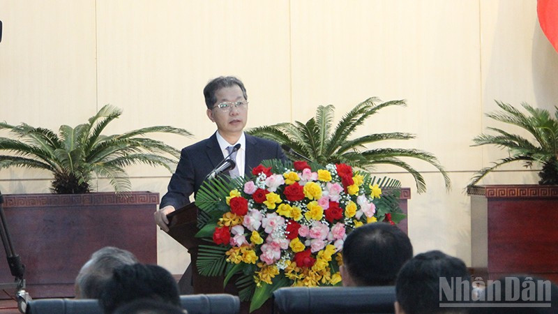 Bí thư Thành ủy Đà Nẵng Nguyễn Văn Quảng phát biểu tại kỳ họp. ndo_br_img-6539.jpg