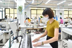 Chuyển đổi số-xanh trong năm 2025 giúp Công ty May 10 giảm khoảng 15-20 nghìn tấn carbon thải ra môi trường. Ảnh: Thế Đại 