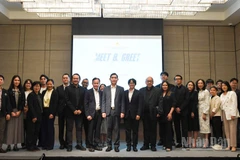 Các đại biểu tham dự cuộc gặp gỡ. (Ảnh: MINH THẮNG)