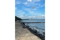 Một khung cảnh tưởng chỉ còn có thể gặp trong những thước phim xưa cũ. 