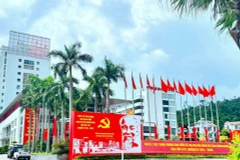 Công tác tuyên truyền cho Đại hội được tỉnh Quảng Ninh chú trọng. (Ảnh QUANG THỌ) 