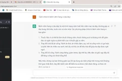 Một trong những kết quả giải đáp của ChatGPT về cách chữa bệnh dạ dày. 