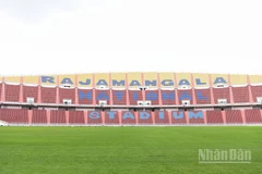 Sân vận động quốc gia Rajamangala ở Bangkok sẽ là nơi diễn ra lễ khai mạc SEA Games 33. (Ảnh: MINH THẮNG)