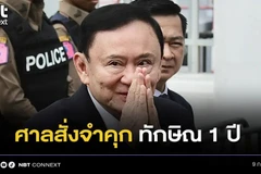 Cựu Thủ tướng Thái Lan Thaksin Shinawatra. (Ảnh: NBT)