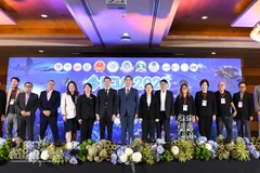 Các đại biểu tham dự Hội thảo quốc tế lần thứ 2 về đổi mới sáng tạo trong nuôi trồng thủy sản. (Ảnh: MINH THẮNG)