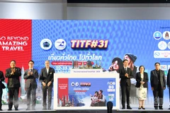 Lễ khai mạc Hội chợ Du lịch quốc tế Thái Lan lần thứ 31. (Ảnh: MINH THẮNG)
