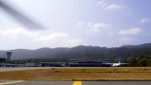 Sân bay Côn Đảo hiện hữu. 