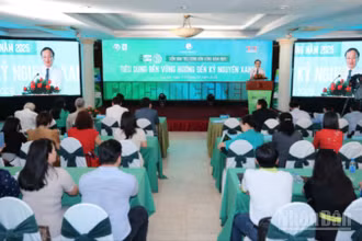 Diễn đàn Tiêu dùng bền vững 2025 với chủ đề "Tiêu dùng bền vững hướng đến kỷ nguyên xanh" diễn ra ngày 2/7 tại Hà Nội.